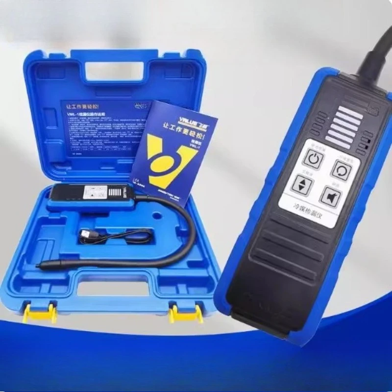Detector de Fugas de Refrigerante R22/R410, Detector de Halógenos para Aire Acondicionado y Refrigerante Freón