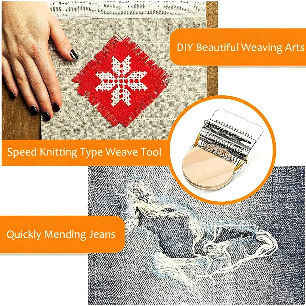 Quadro de tecelagem de madeira - Loom Weaving Frame avaliação e preço