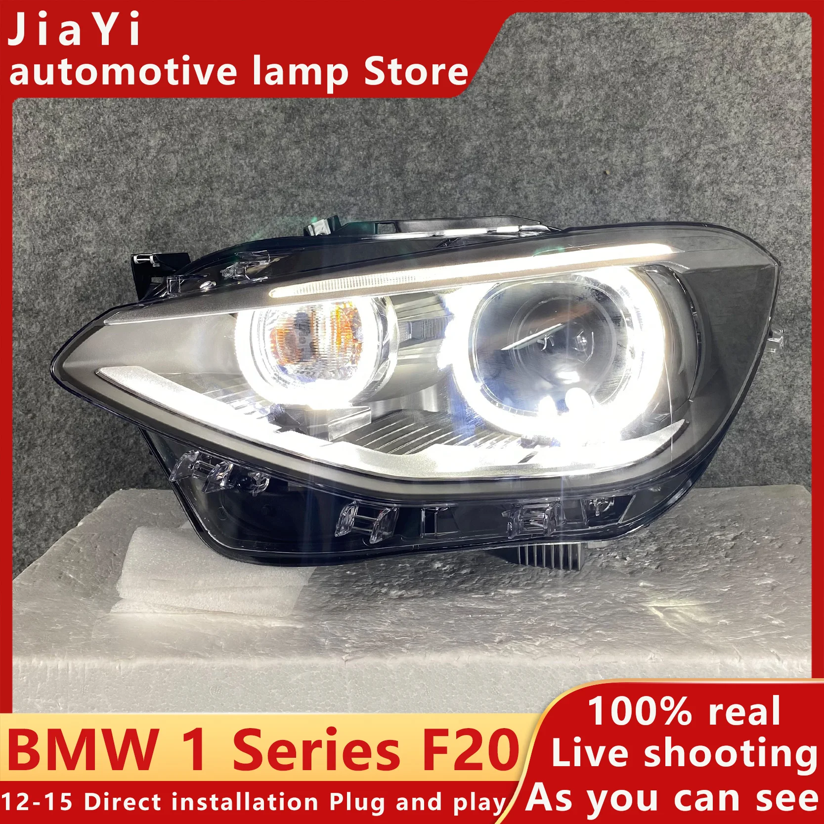 LED Head Lamps For  F20 Headlights 20212-2015  1 Series F20 Head Lamp Headlight Bi Xenon Lens HID High Assembly