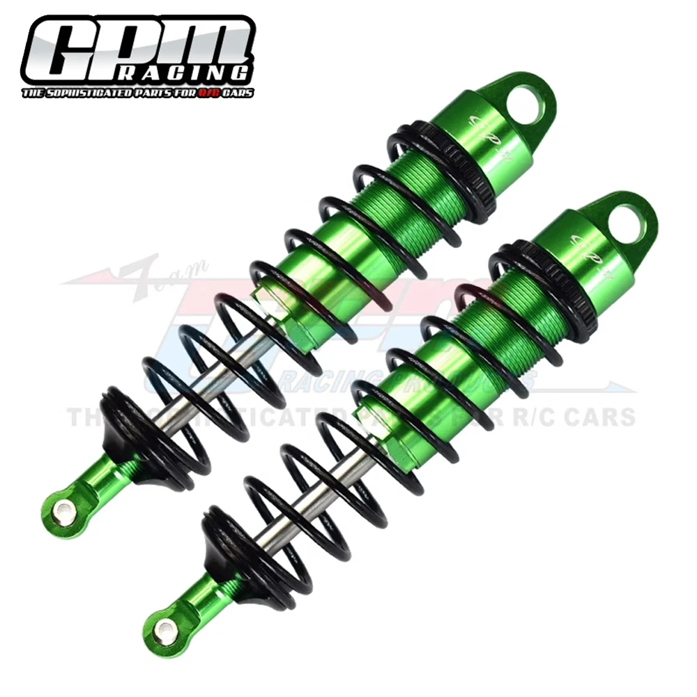 GPM Metal Aluminum Alloy 128mm Front Shock Absorber 9660 for Traxxas 1/8 Sledge 4WD Monster Truck 95076-4 RC Cars Upgrade Parts