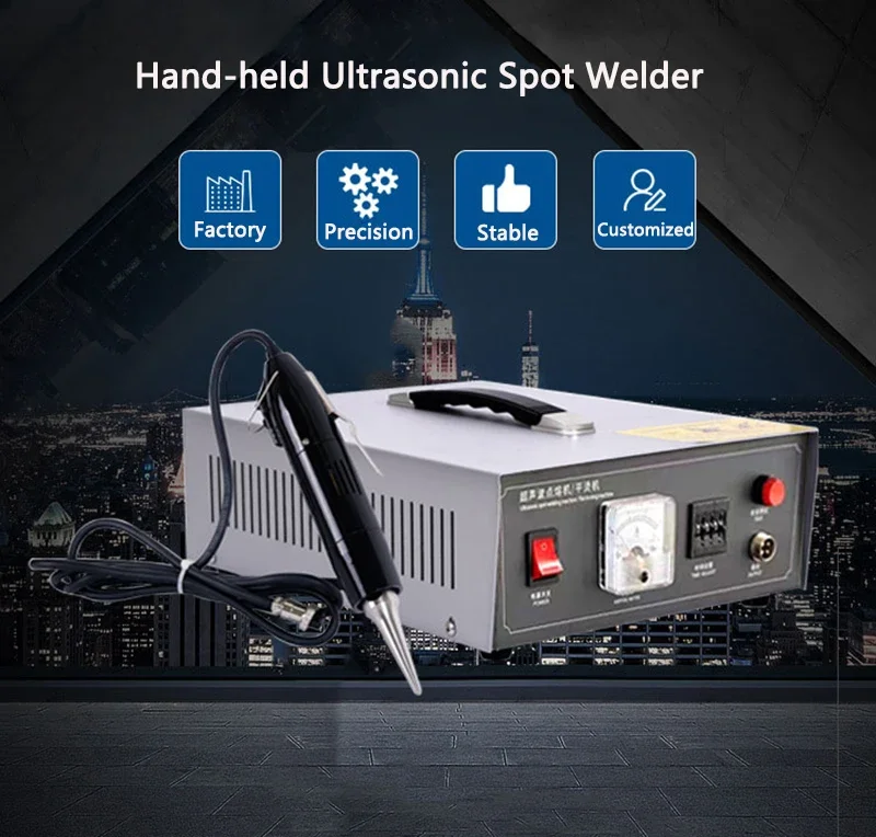 Hand-held Ultrasonic Spot Welder Ppvc Plastic Sheet Welding Automobile Door Panel Instrument Radar Refitting Welding Machine