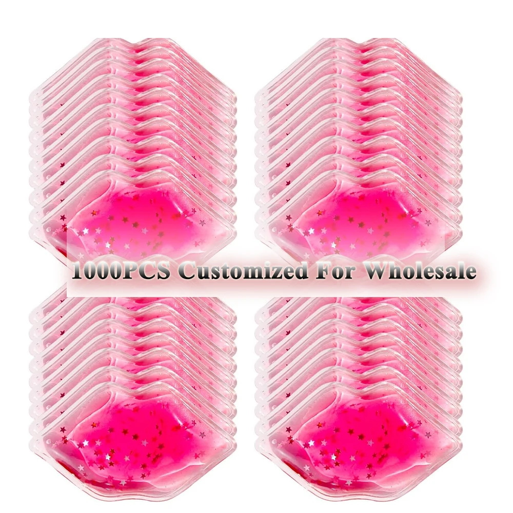 1000PCS Reusable Lips Ice Pack Lip Shape Gel Ice Pack Gel Ice Pack for Lip Filler Lip Care Pads Wholsale Dropshipping Link