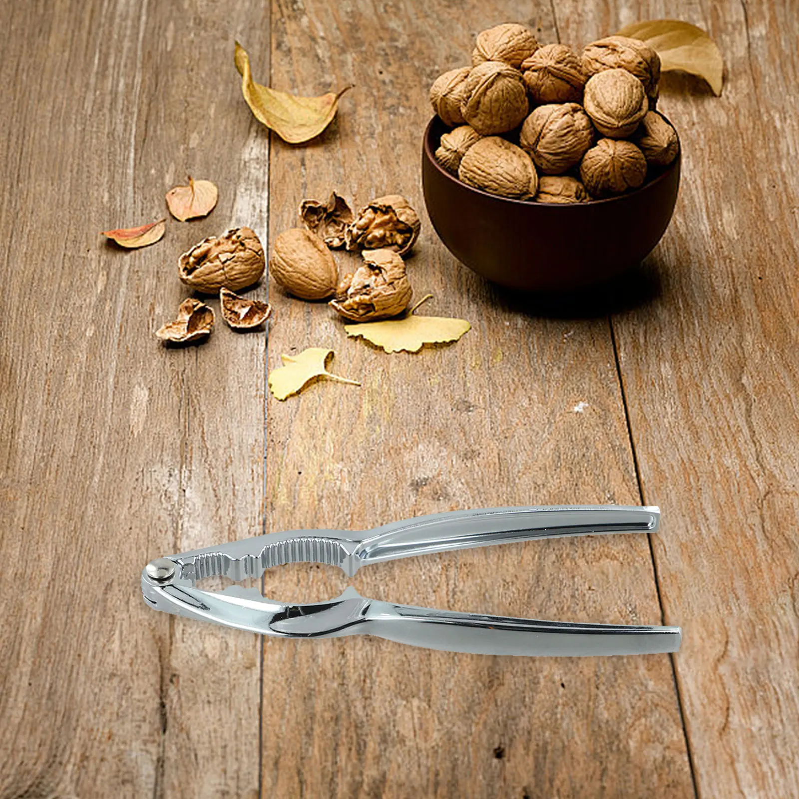 Shell Remover Nut Cracker Convenient Crab Claws Opener Silver Walnut Opener Zinc Alloy Hazelnut Tongs Accessories