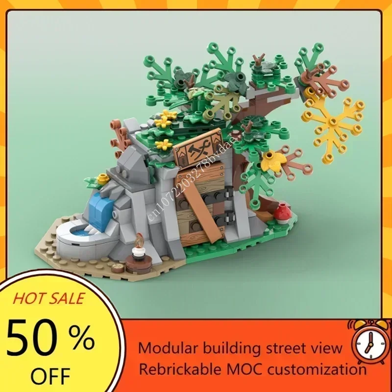 1751PCS MOC Medieval Castle The Secret Inn Forest Castle Custom Puzzles Technology  DIY Creative Educational Assembly Toys Gift