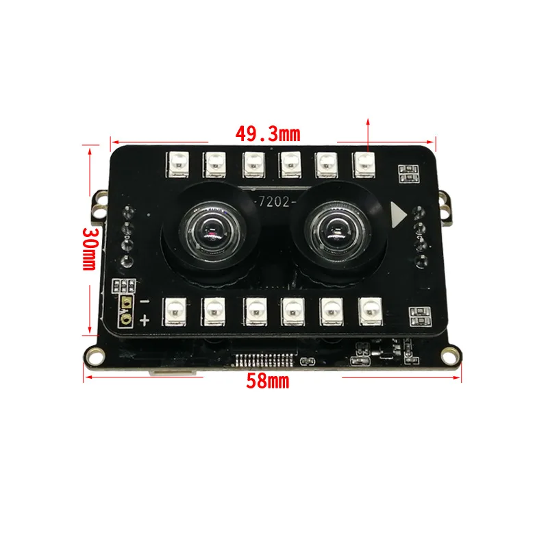 For Infrared Face Recognition Living Body Detection Camera Module Ar Camera Module 720P Binocular Camera