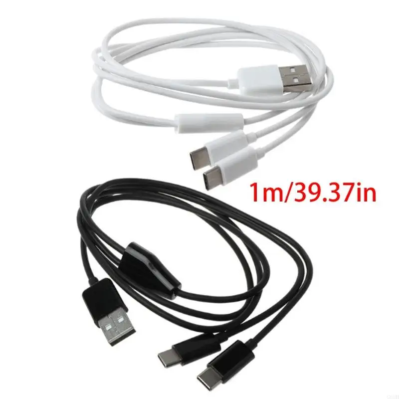 G6DD 2 in 1マルチ充電ケーブル複数充電コードUSB電話USB Cスプリッター