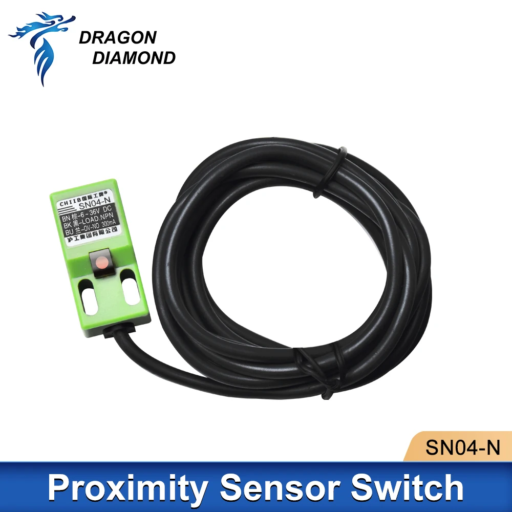 Laser Proximity Limit Sensor Switch SN04-N Metal Inductive Detection Sensor Distance 5mm Approach NPN 3 Wire DC 6-30V