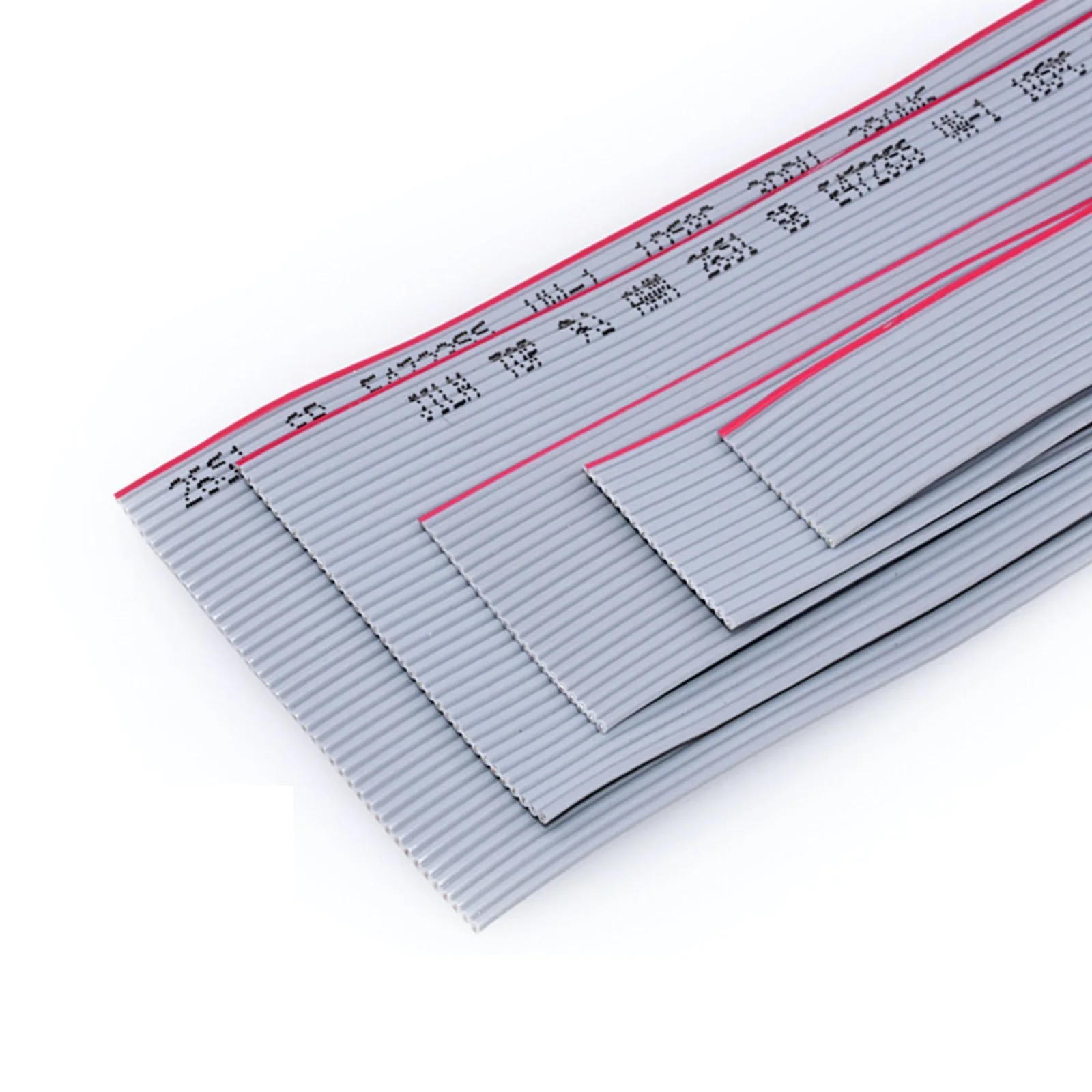 1.27mm Gray Flat Ribbon Cable Wire 6/8/10/12/14/16/18/20/24/26/30/34/40P UL2651 300V for 2.54mm IDC Connector