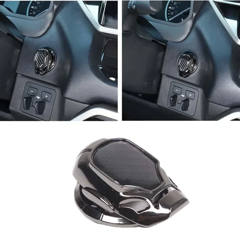 

For Toyota Tundra 2022-2023 Car One-button Start Decorative Cover Sticker Zinc Alloy Interior Accessories 1 Pcs