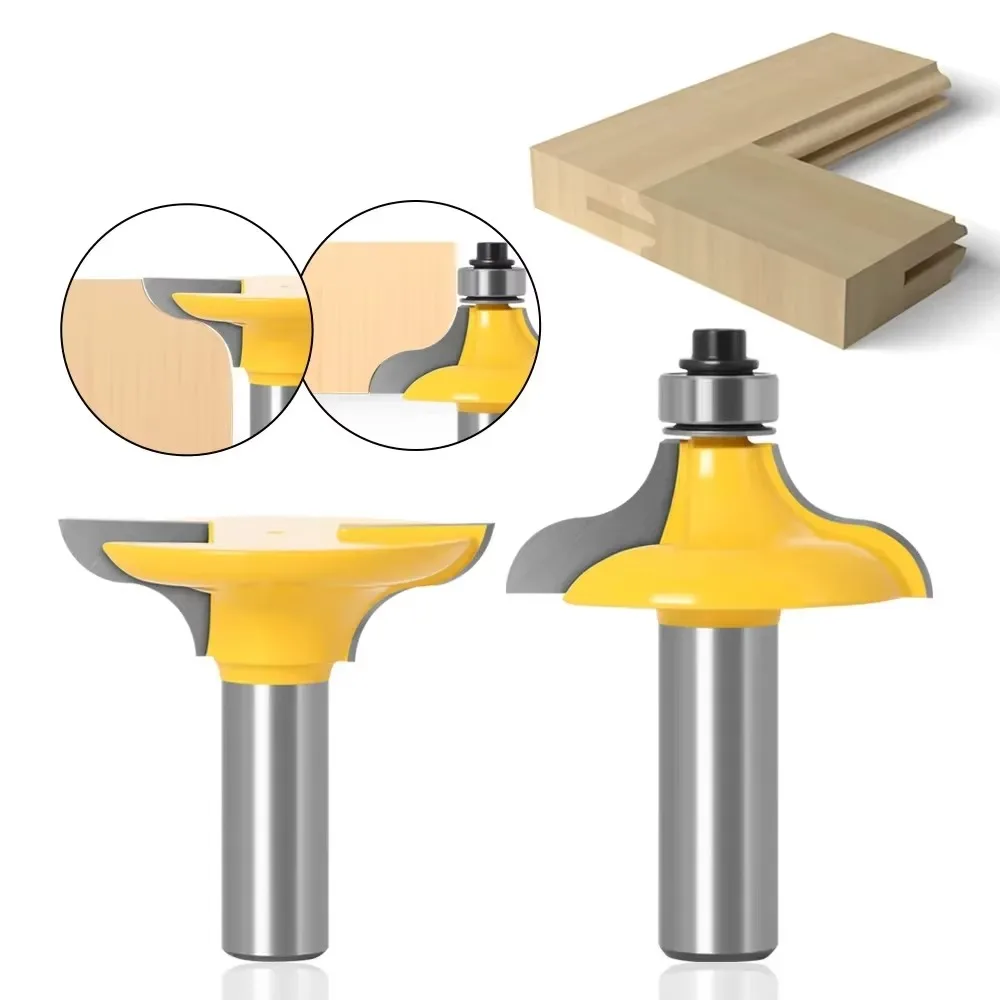 

2 шт., 1/2 дюйма, 8 мм, 12 мм, входная дверь с хвостовиком для длинных шипов, фреза, деревообрабатывающие фрезы, шиповый резак для деревообрабатывающих инструментов
