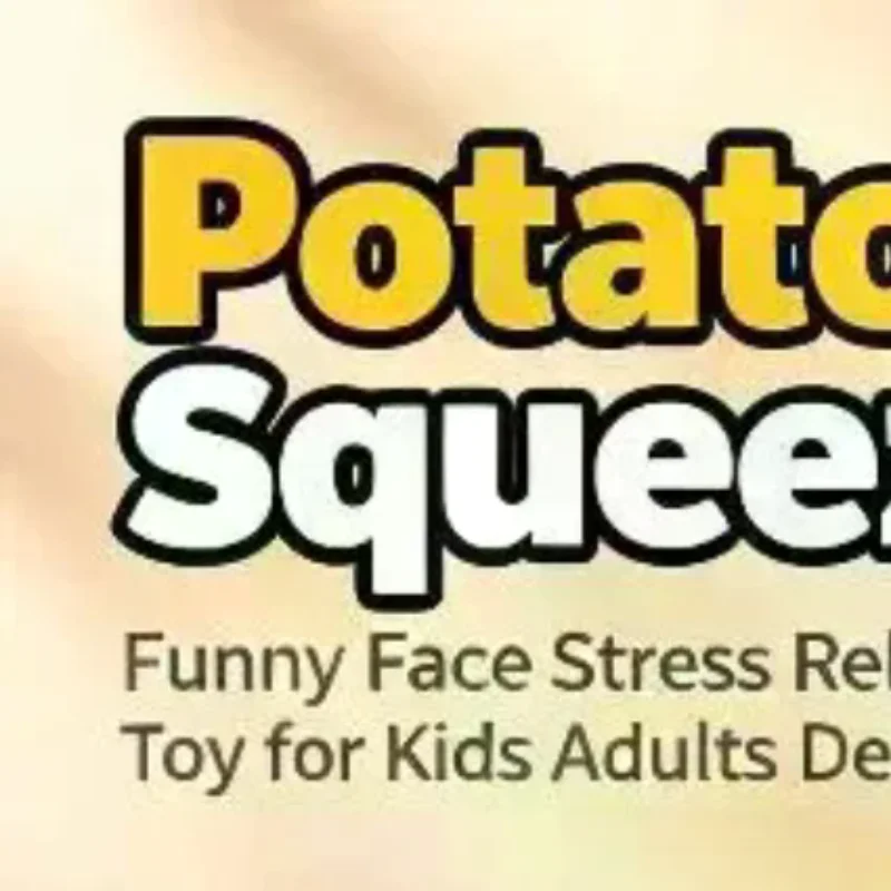 Cute Funny Cheese Potato Squeezable Toy Slow Rebound Stress Relief Perfect For Kids Party Favors Office Relaxation