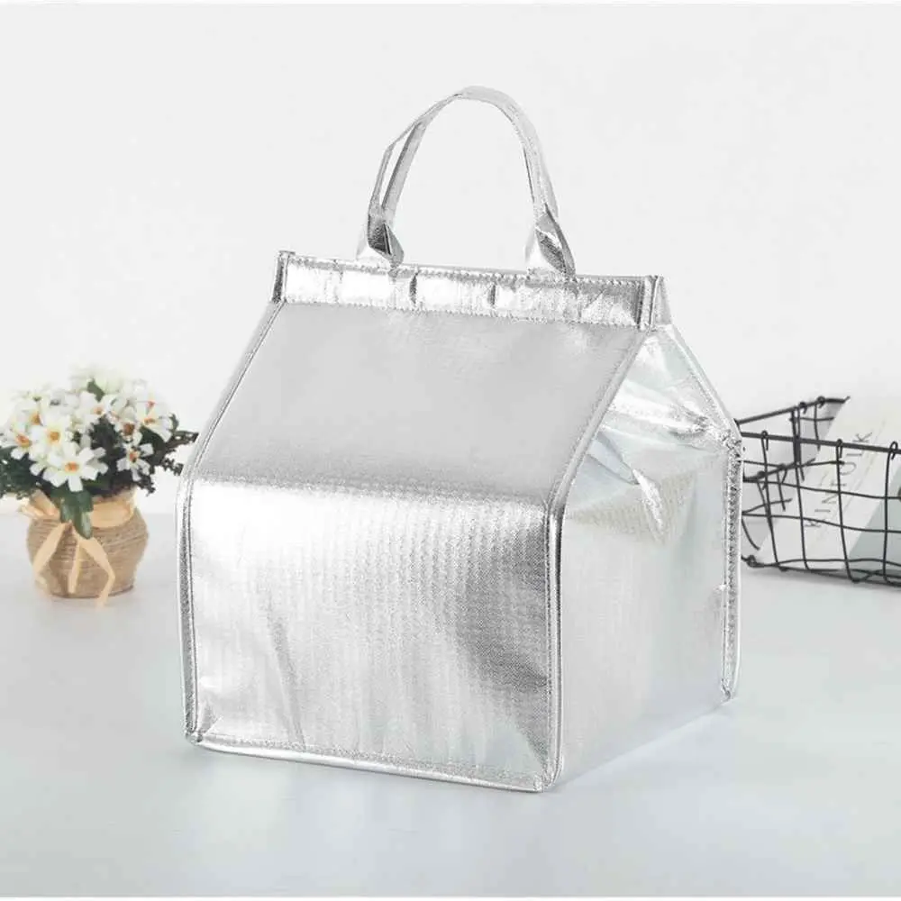Multifunction Waterproof Aluminum Foil Thermal Box Cooler Bag Cake insulation bag Delivery Bag