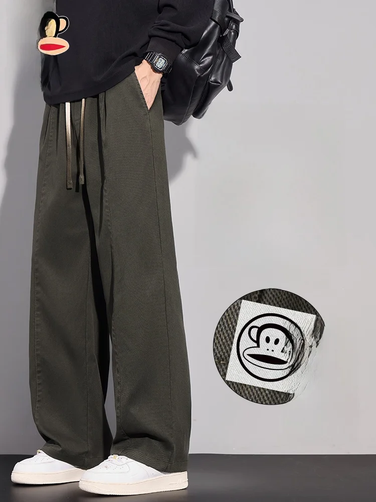 

PaulFrank Men's Casual Pants Fce Lined Thiened Winter Resistant Loose Straight Leg Trousers Comfortable Warm Polyester F...