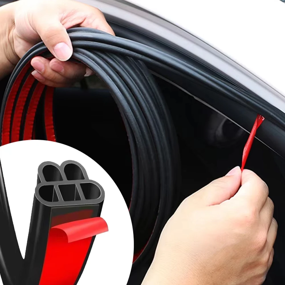 Perfil P 5M de Borracha para Vedação de Porta de Carro à Prova d'Água e Contra Poeira