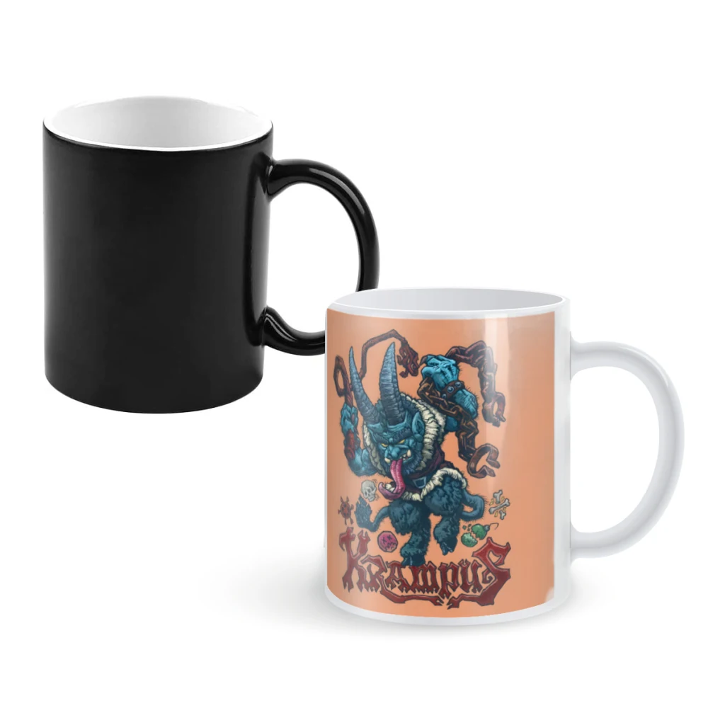 

Krampus 2024Coffee Mugs And Mug Creative Color Change Tea Cup Ceramic Milk Cups Novelty Gifts