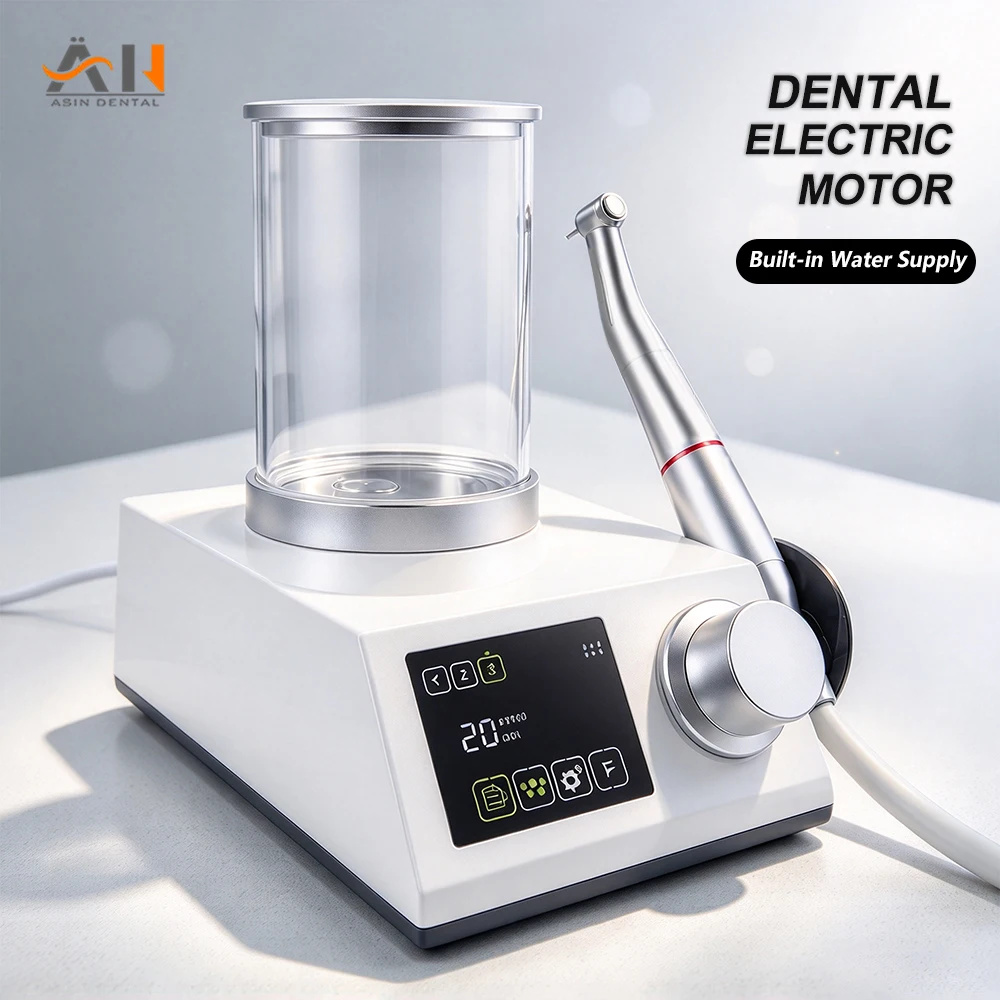 Dental Electric Motor with Built-in Water Tank LED Brushless Micromotor with/without 1:5 ISO E-Type Touch Screen Dental Equipmen