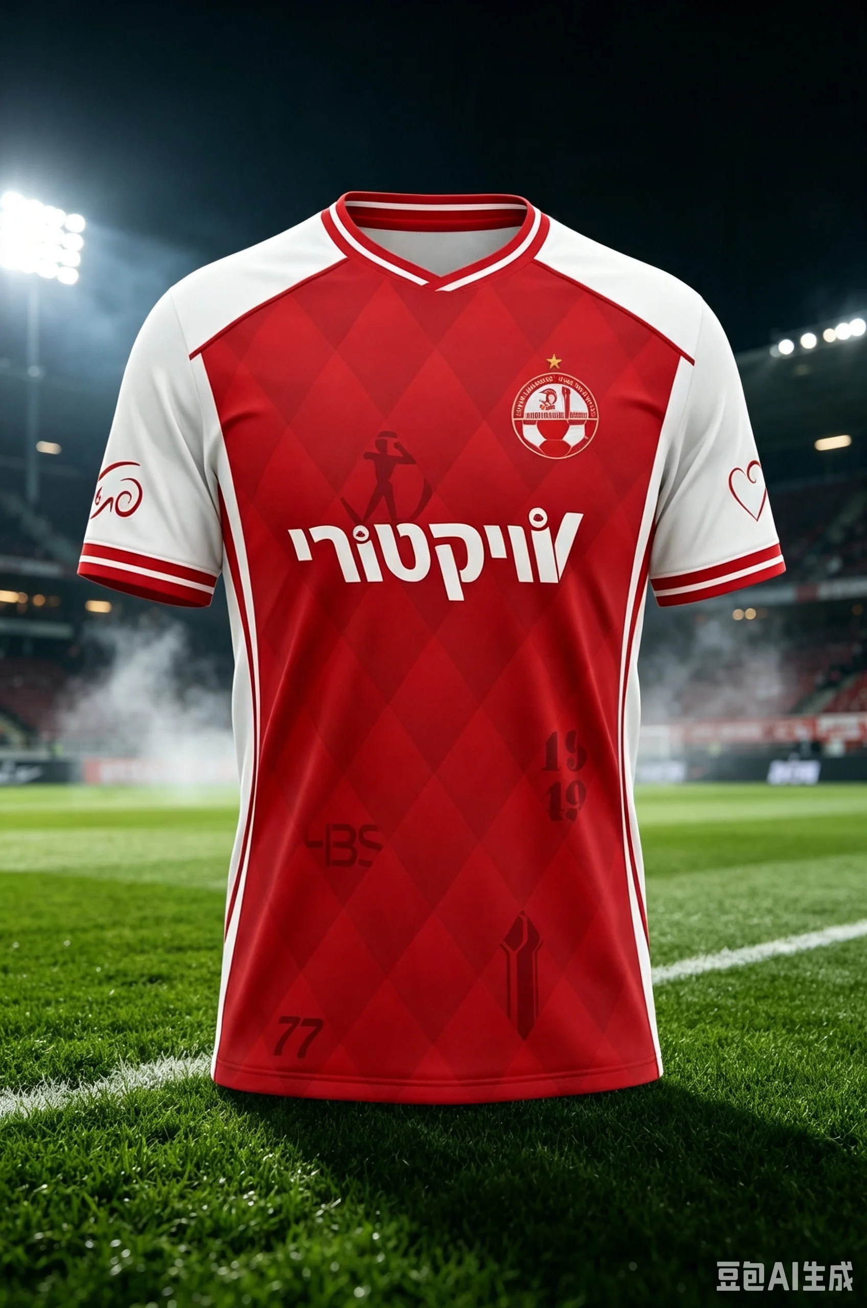 Unisex Quick-Dry Breathable Hapoel Beer-Sheva Jersey Sports T-shirt for Hot SummerTraining Wear Family Matching