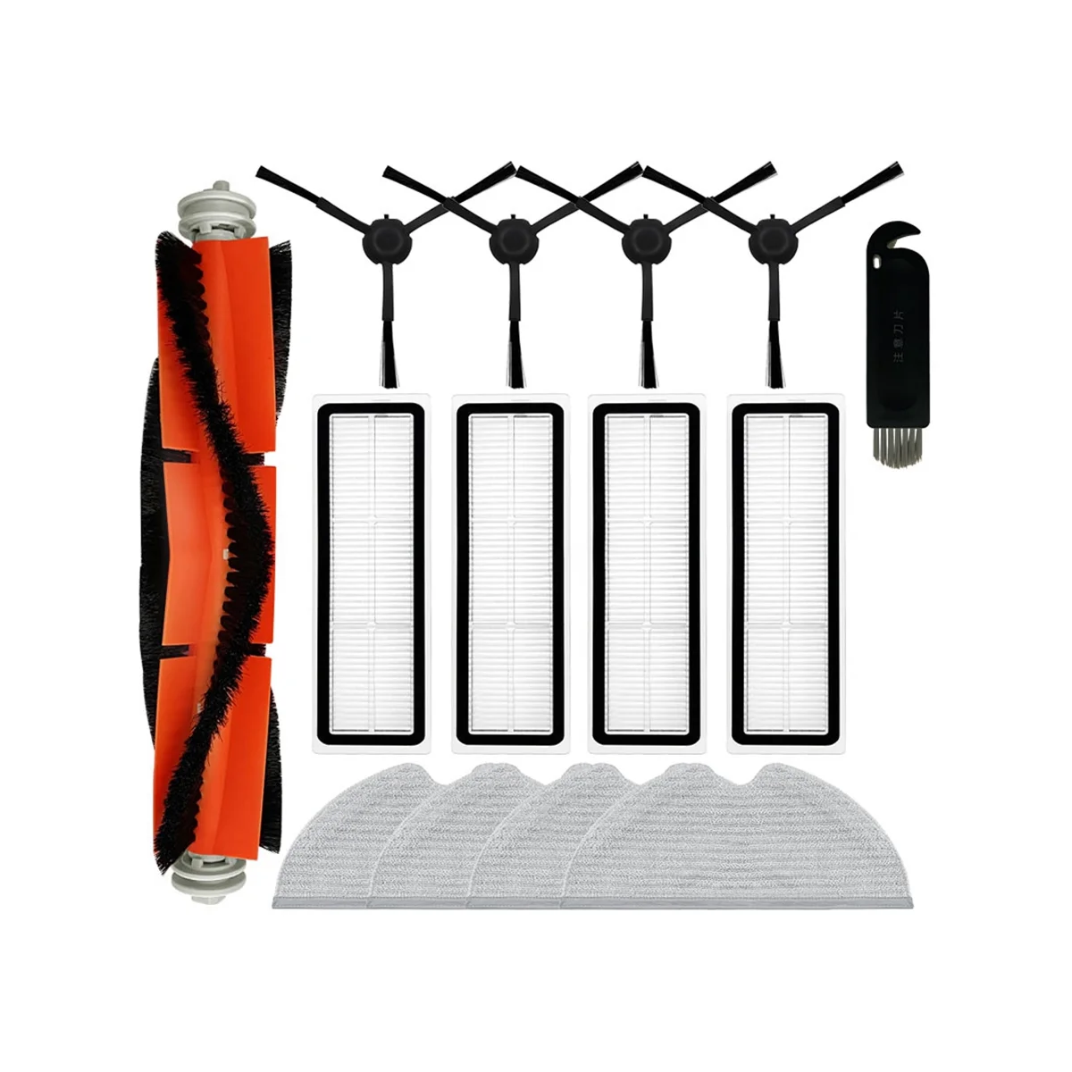 ممسحة قماش خرقة للبوت ، فرشاة جانبية رئيسية ، فلتر Hepa ، قطع غيار ، ملحقات ، D9 Max ، D9 Pro ، D9 Pro