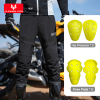 Black Motorcycle Pants Men Riding Equipemt Summer Breathable Motorbike Trousers With CE2 Protection Gears Accessories