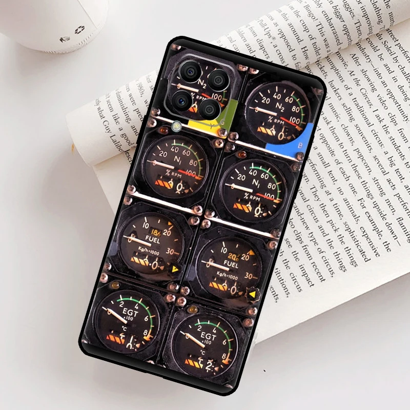 Custodia per strumenti in cabina per elicottero aeronautico per Samsung Galaxy M12 M56 M06 M32 M52 M35 M55 M15 M13 M14 M16 M36 M31 M53 M34 M54