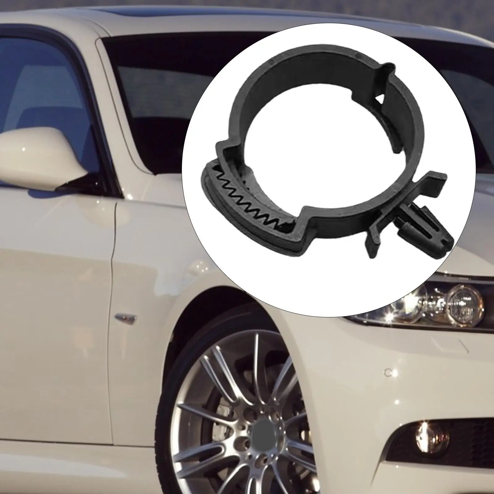 

Direct Replacement Motor Water Hose Mount Clip 3.5cm Black Plastic Car Engine Accessory for Coolant Pipe