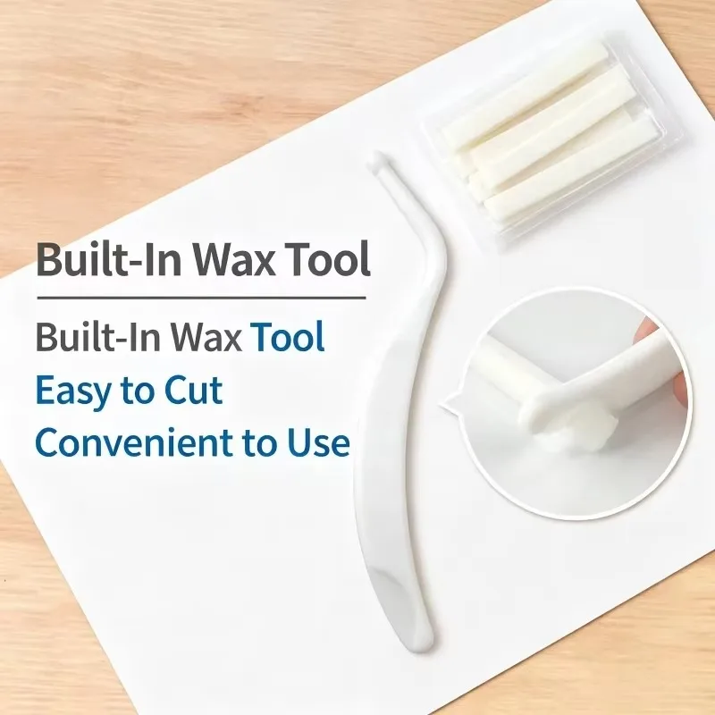 Orthodontic Wax Mint Unflavored Gum Protection Irritation Relief Braces Brackets Oral Care Hygiene Portable Safe Lightweight