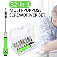 Portable 32 in 1 Screwdriver Set Torx Phillips Multifunctional Mini Screwdriver Durable Household Tool Cross Screwdriver