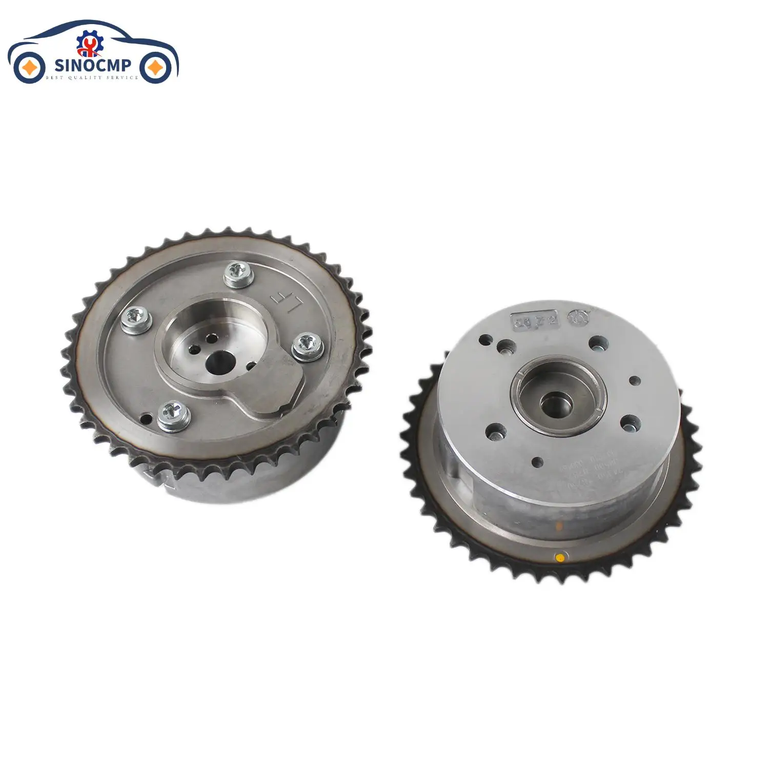 24350-2G750 24370-2G750 2PCS G4KJ Engine Camshaft VVT Gears For HYUNDAI KIA Sportage Tucson Optima Santa Car Accessories Parts