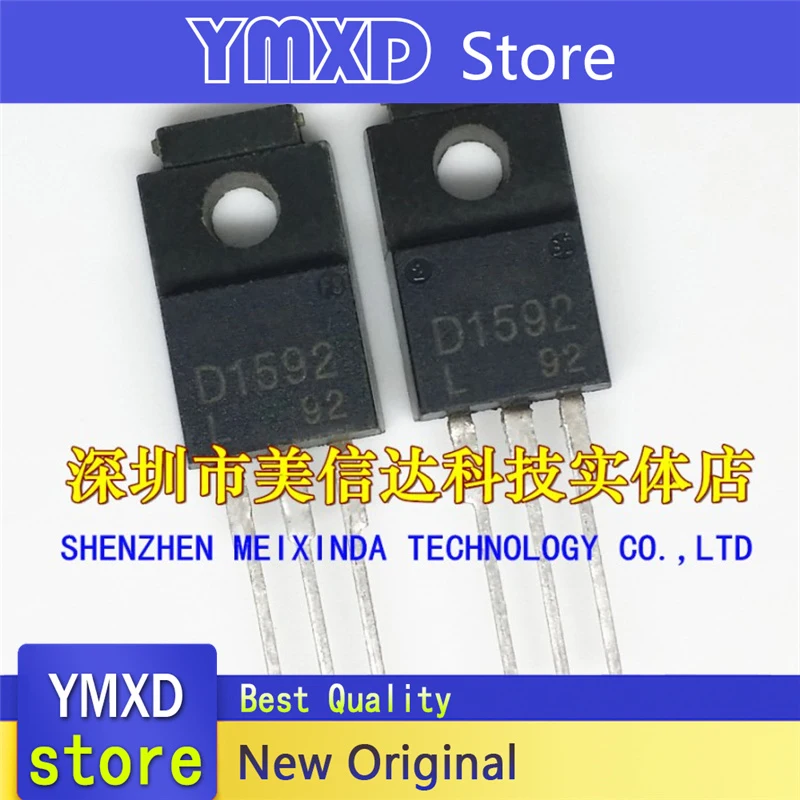 10 قطعة/الوحدة جديد الأصلي D1592 2SD1592 TO-220F في المخزون التسليم السريع