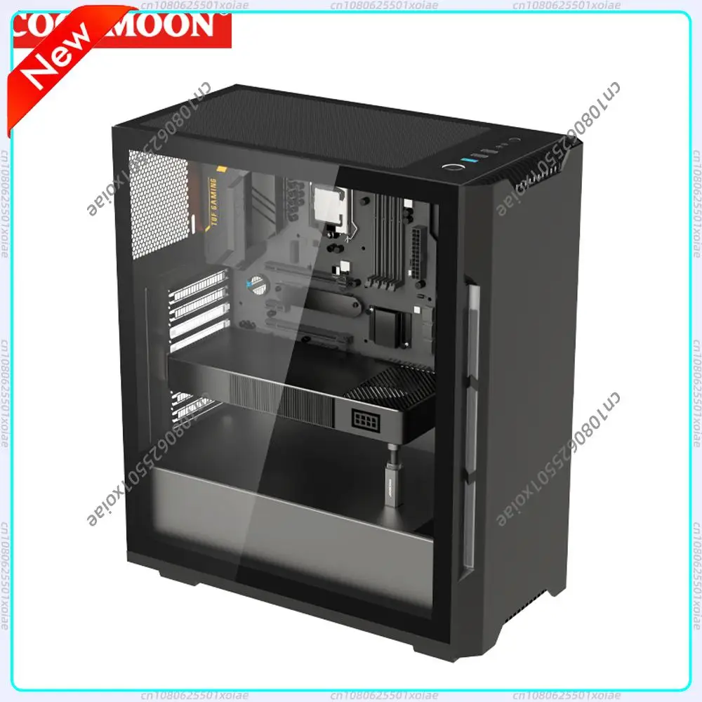 COOLMOON Graphics Card Support Bracket Telescopic Spiral Vertical Jack Support Non-slip Aluminum Alloy for ATX/M-ATX/ITX Chassis