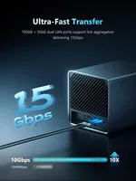 MINISFORUM N5 Pro AI NAS Mini Server AMD Ryzen AI 9 HX PRO 370 Ryzen 7 255 DDR5 5-Bay NAS Home Server OCuLink PCIe Expansion 6