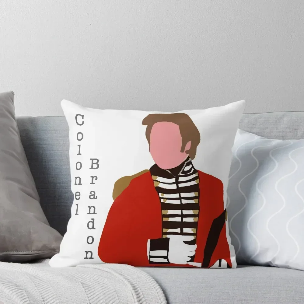 

Alan Rickman - Colonel Brandon - “Sense and Sensibility” Throw Pillow christmas supplies christmas decorations 2025 pillow