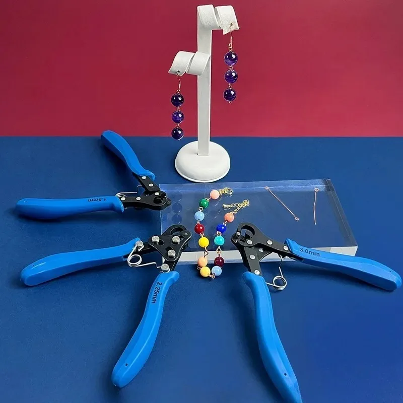 1.5/2.25/3mm Wire Rolling Plier Set for Wire Winding Bending Repair Jewelry Making Tool Round Nose Pliers for Wire Ring Wrapping