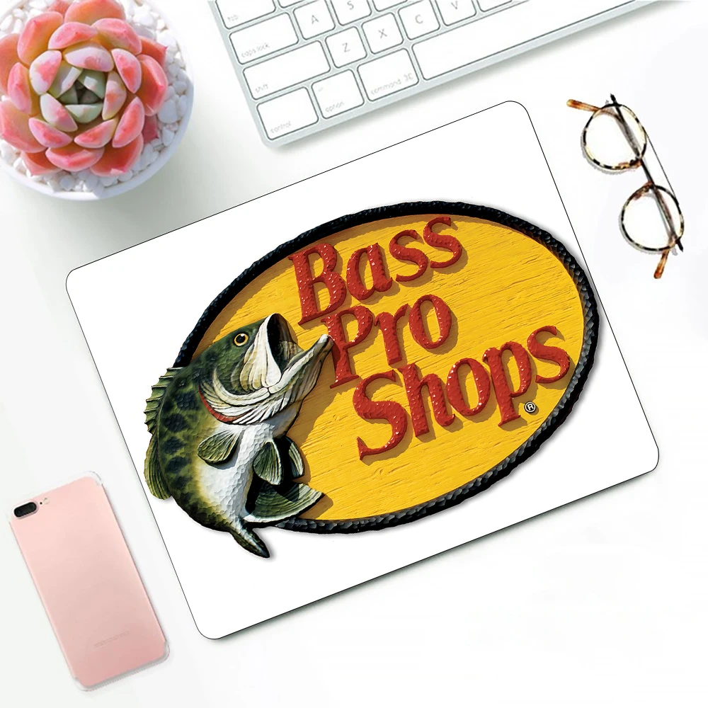 Bass Fishing Gaming Mouse Pad, XS Pequeno Mousepad para PC Gamer, Decoração Desktop, Mouse Mat do escritório, Deskmat Rug, Diversão