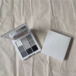 Private Label 9 Colors Eyeshadow Custom Bulk Smoky Eye Shadow Powder Shimmering Shiny White Palette Waterproof Pigment Makeup