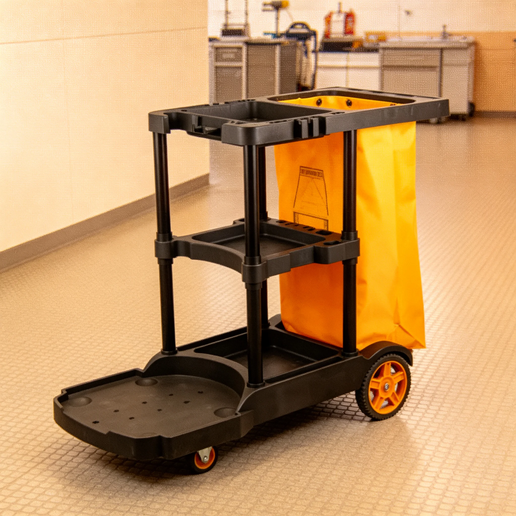 AOLIVIYA Cleaning Truck Hospitality Cart Hotel Bar Trolley Service Cart