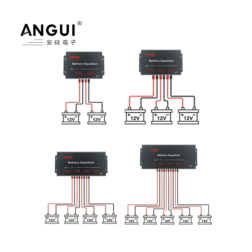 ANGUI 60V Battery Equalizer KBM105S 104S 103S 102S Display Switch Batteries Protector Active Balancer Lead Acid Li-ion Led LCD view 3