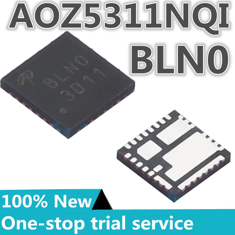 2-100pcs %new stock AOZ5332QI marking AL00 ALOO AOZ5311NQI marking BLNO BLN0 intelligent power display chip IC