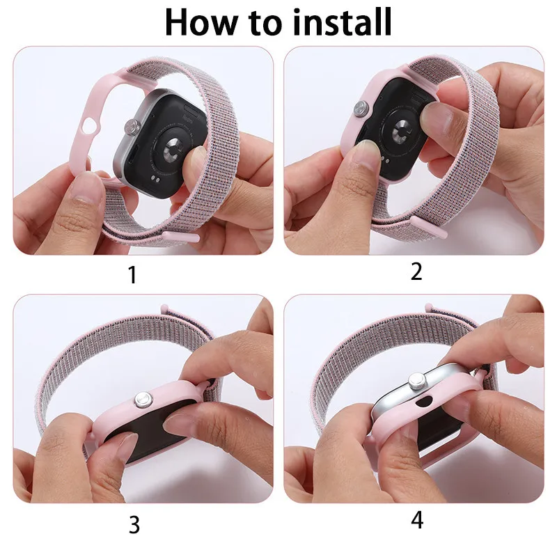 สำหรับ redmi Watch 4สายรัดอุปกรณ์เสริมเคสไนล่อนห่วงหัวเข็มขัดพลาสติกสายรัดข้อมือกีฬา redmi ฝาครอบ Watch4