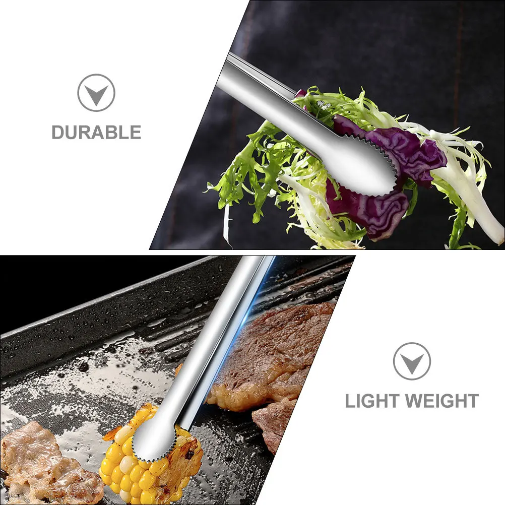 

3Pcs Stainless Steel Buffet Tongs Compact Size Easy to Store Suitable for Parties Banquets Weddings Everyday Use