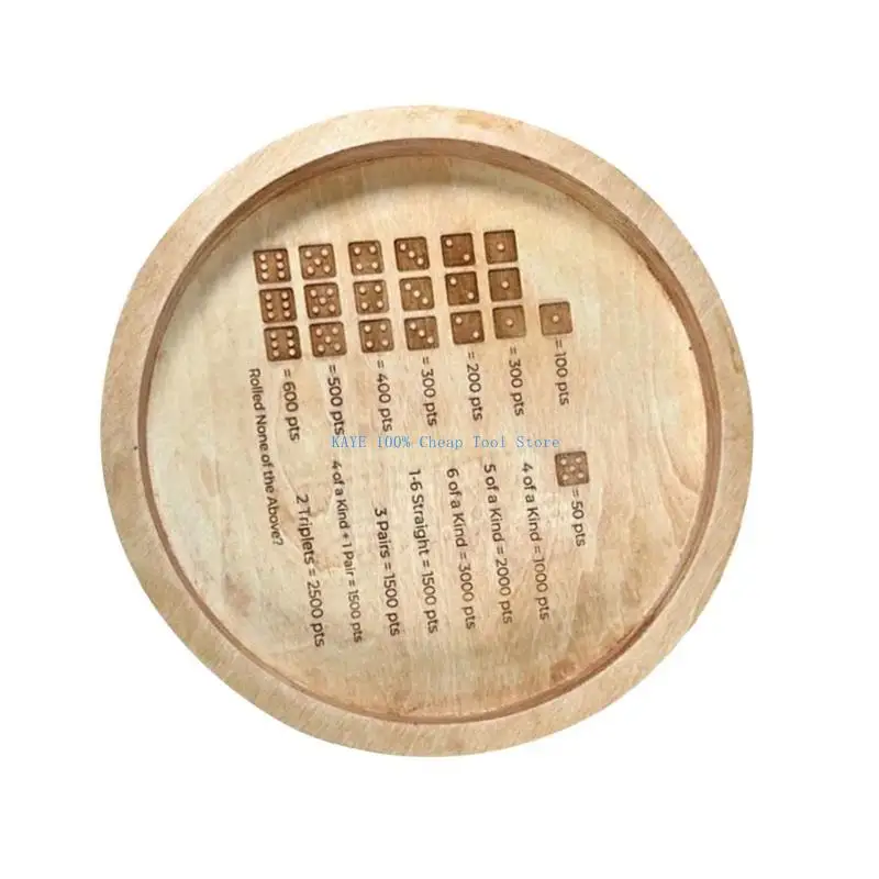 

G6KA Tray Classical Game Tray Farkle Game for Holiday Party