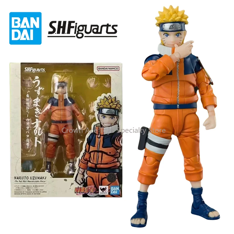 

Bandai S.H.Figuarts SHF Uzumaki Naruto Anime Action Figure Finished Model Kit Robot Collection Toy For Boys Girls Birthday Gifts