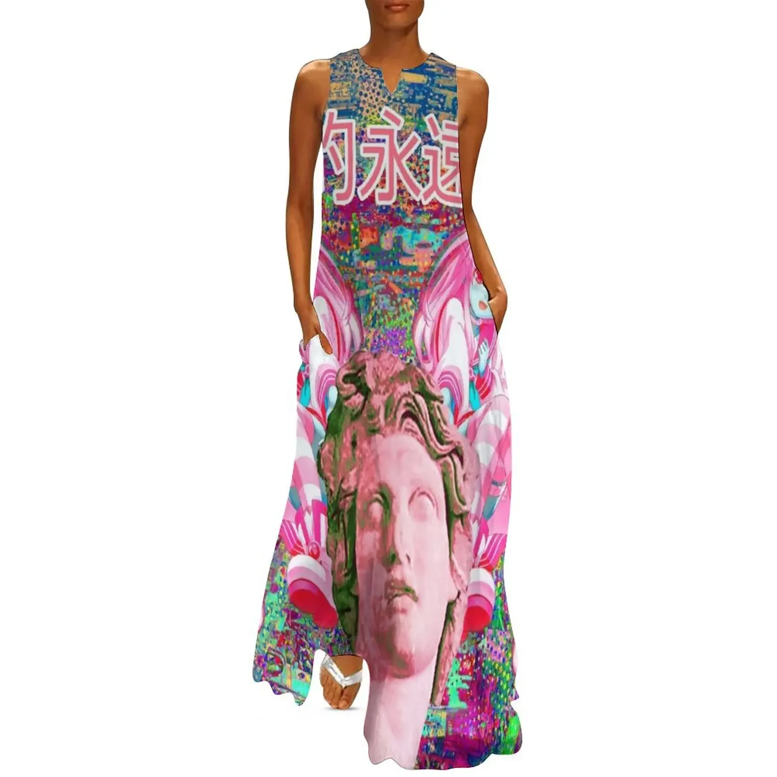 

Vaporwave Long Dress evening dresses women dress party night fairy dress summer woman 2025