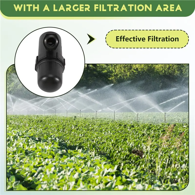 2 Pcs Drip Irrigation Inline Y Filter, 3/4