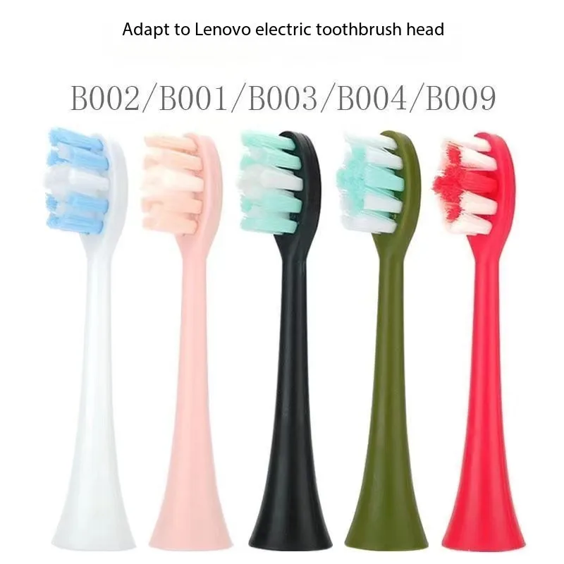 8pcs Replacement Toothbrush Heads For LENOVO B002DC/B009DC/B001/B004/B005/B006 Brush Heads DuPont Bristles Nozzles Vacuum Packin