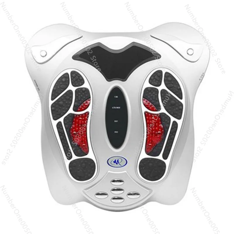 

Electric Foot Massager Far Infrared Pressure Points Foot Massage Machine Reflexology Feet Care Body Slimming Belt 8 EMS Pads