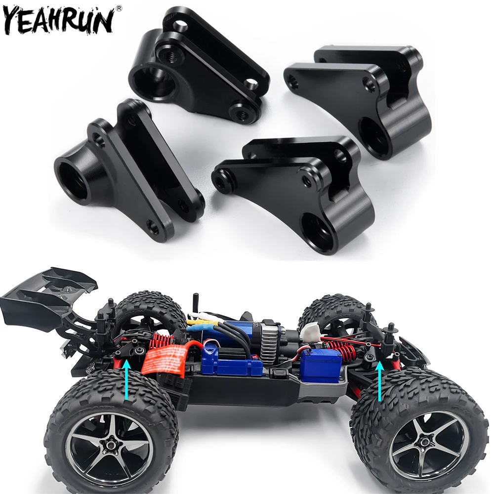 

4 шт., алюминиевые передние и задние амортизаторы YEAHRUN для 1/16 Mini E-Revo VXL