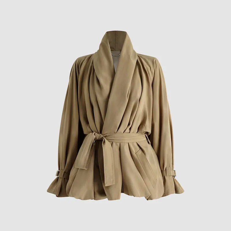 2026, New Design, Women's Shawl, Blossom-shaped Short Coat, Fashionable and Versatile Jacket, High-Quality Business Coat, Y2K