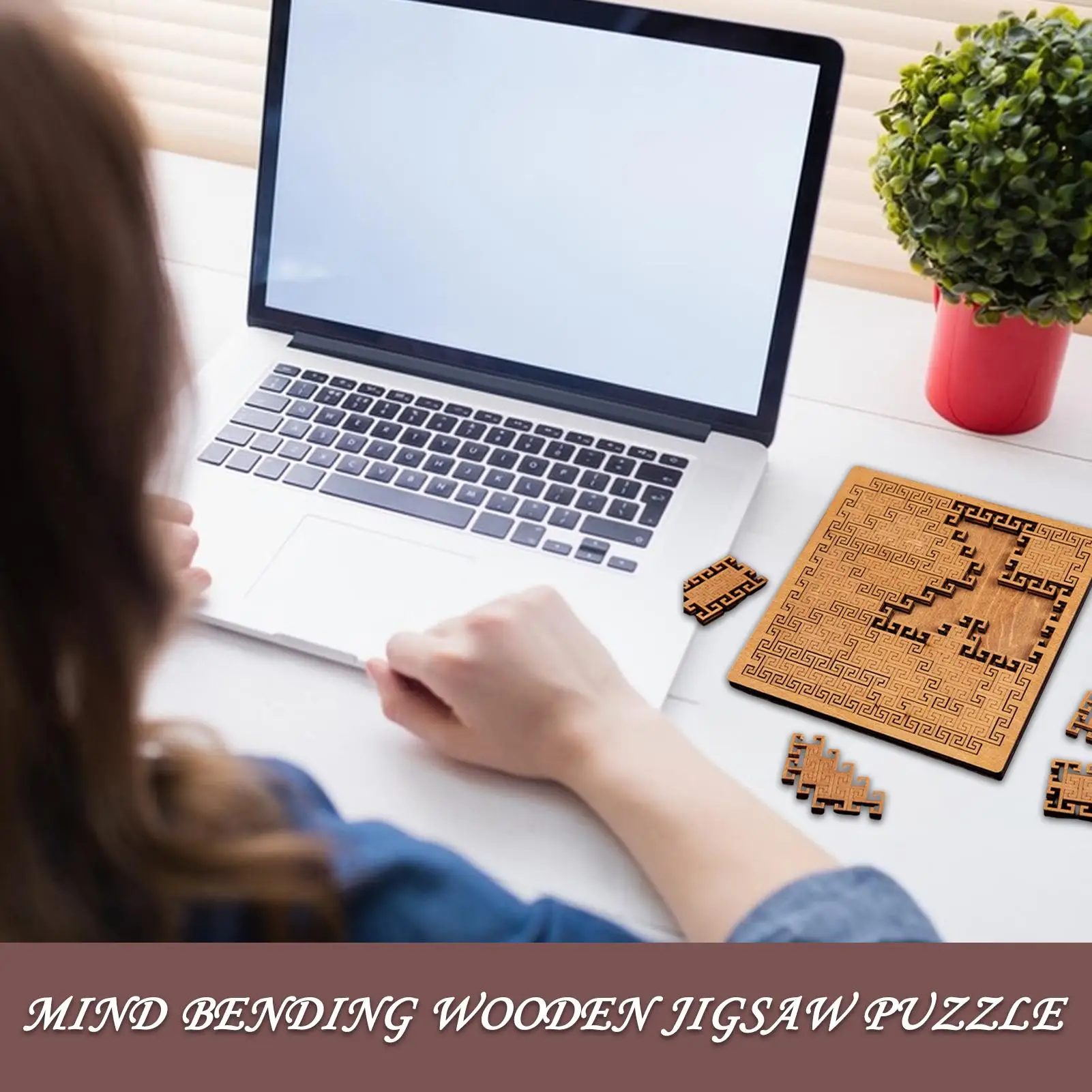 나무 퍼즐 두뇌 자극 활동 미로 도전 나무 퍼즐 어린이 청소년 소년 소녀 크리스마스 교실 유치원용