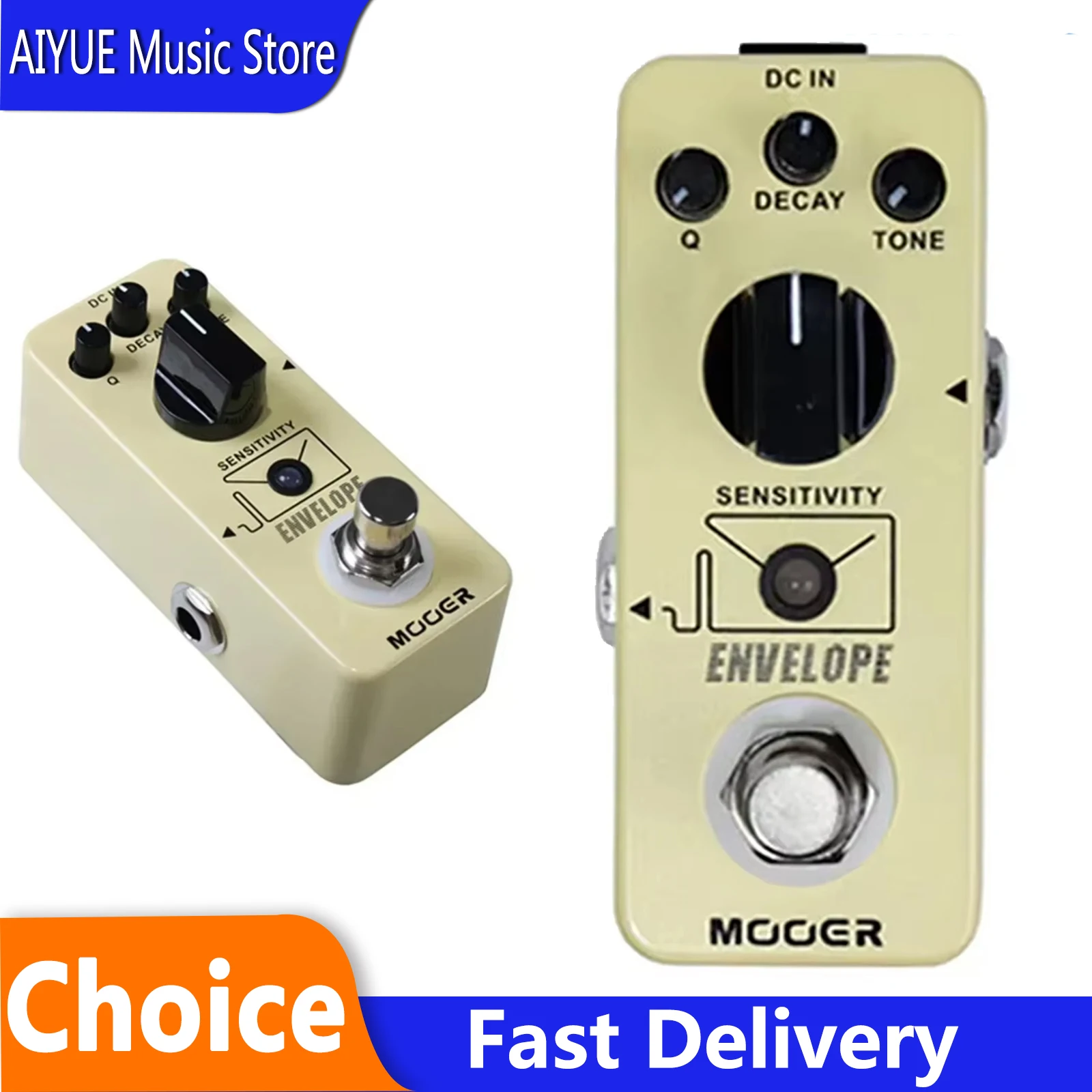 Pedal de Efecto para Guitarra MOOER Envelope, Filtro de Sobreposición Analógico Automático, Pedal True Bypass, Accesorios para Guitarra Eléctrica y Bajo